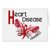 Heart Disease BUTTERFLY 3 Cards