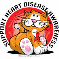 Heart Disease Cat photo sculptures
