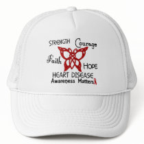 Heart Disease Celtic Butterfly 3 Mesh Hats