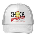 Heart Disease Chick Interrupted 2 Trucker Hats