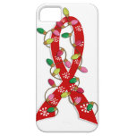 Heart Disease Christmas Lights Ribbon iPhone 5 Case