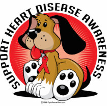 Heart Disease Dog photo sculptures