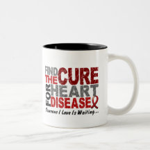 Heart Disease Find The Cure 1 Coffee Mug