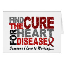 Heart Disease Find The Cure 1 Greeting Cards