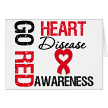 Heart Disease GO RED Cards