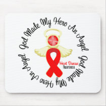 Heart Disease God Made My Hero An Angel Mouse Pads