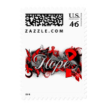 Heart Disease Hope Garden Ribbon Postage