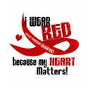HEART DISEASE I Wear Red For ME 33 t-shirts