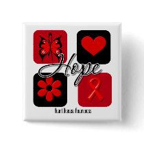 Heart Disease Love Inspire Awareness Button