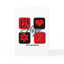 Heart Disease Love Inspire Awareness Greeting Cards