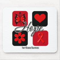 Heart Disease Love Inspire Awareness Mouse Pad