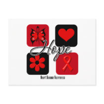 Heart Disease Love Inspire Awareness Postcards