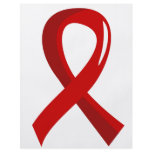 Heart Disease Red Ribbon 3 Personalized Flyer