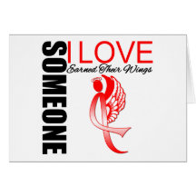 Heart Disease Someone I Love Earned Their Wings Cards