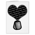 Heart Dog Tag Photo - DIY Custom cards