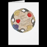 Heart Embroidered Circle cards
