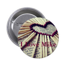 Heart Eternal Love Buttons