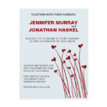 Heart Fields Sweetness Wedding Invite postcards