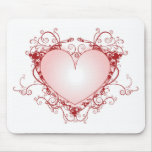 Heart Filigree Mouse Mat