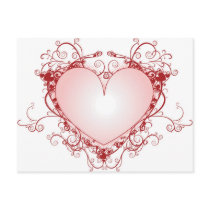 Heart Filigree postcards by knotth Heart Filigree postcards