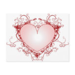 Heart Filigree Postcard