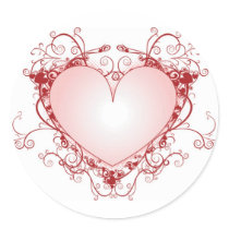 Heart Filigree stickers by knotth Heart Filigree stickers