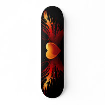 Heart Fire Custom Skate Board