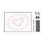 Heart/Fireworks Postage