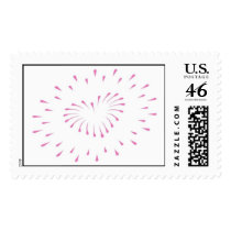 Heart/Fireworks Postage postage by frugalbride Heart/Fireworks Postage postage
