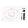 Heart/Fireworks Postage