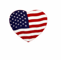 Heart flag photo sculpture photo sculptures