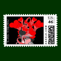 Heart Flow Special Valentine's Stamp stamps