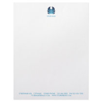 HEART FLOWER LETTERHEAD DARKBLUE