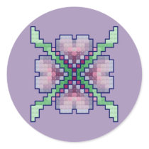 Heart Flower Sticker