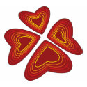heart flower t-shirts by VioDeSign heart flower t-shirts