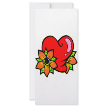 Heart & Flowers #0055 rack cards