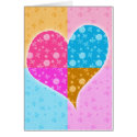 Heart, Flowers and Butterflies cards