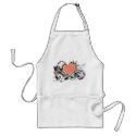 heart&flowers aprons by VioDeSign heart&flowers aprons