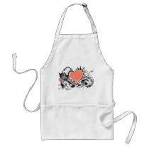 heart&flowers aprons by VioDeSign heart&flowers aprons