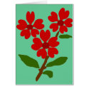 Heart flowers blank card by marcya7 Heart flowers blank card