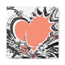 heart&flowers magnets