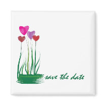 Heart flowers! magnets by aslentz Heart flowers! magnets