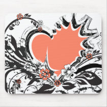 heart&flowers mousepads