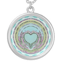 Heart Formation Inverted Necklaces