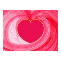 Heart Fractal Poster posters
