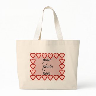 Heart frame for your picture bag
