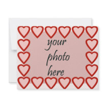 Heart frame for your picture invitations