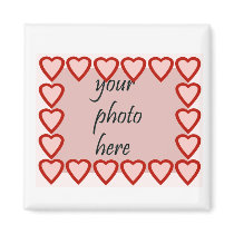 Heart frame for your picture magnets