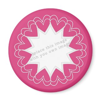 Heart Frame Template magnet