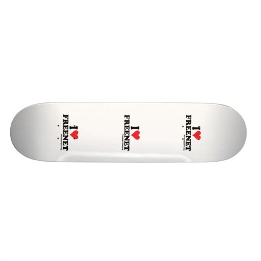 Heart Freenet Custom Skate Board